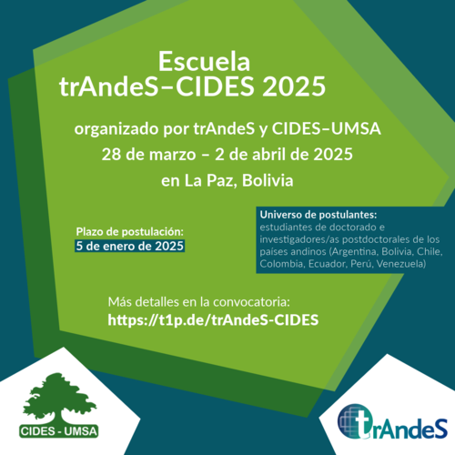 Escuela trAndeS–CIDES 2025