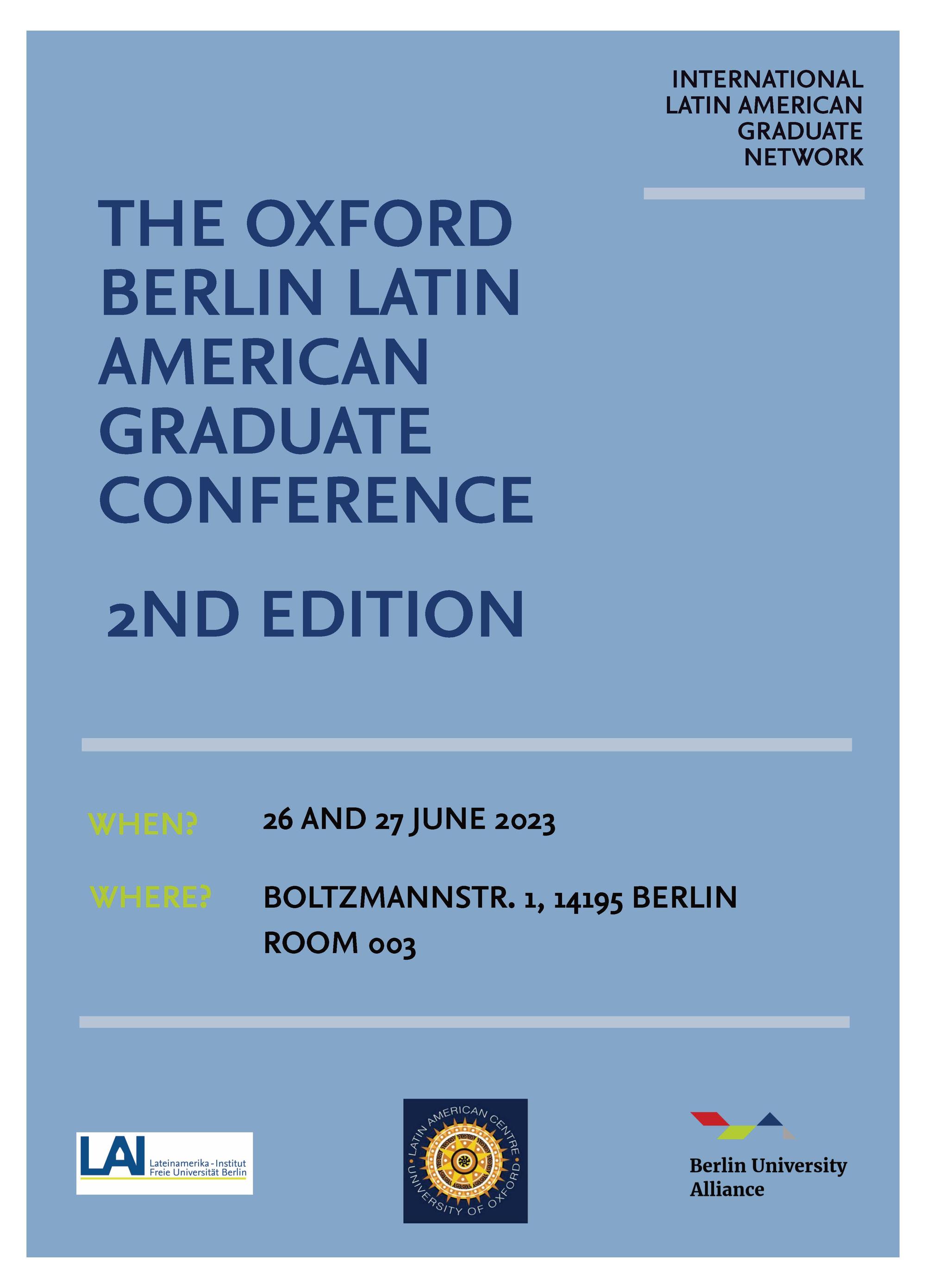 ILAGN - 2nd OXBER conference (June)